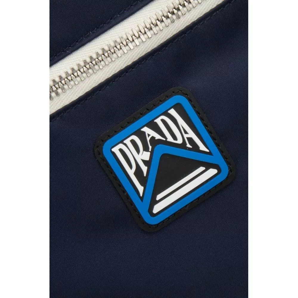 Prada Zaino Navy Tessuto Nylon Drawstring Backpack Prada Zaino Navy Tessuto Nylon Drawstring Backpack | Image 9