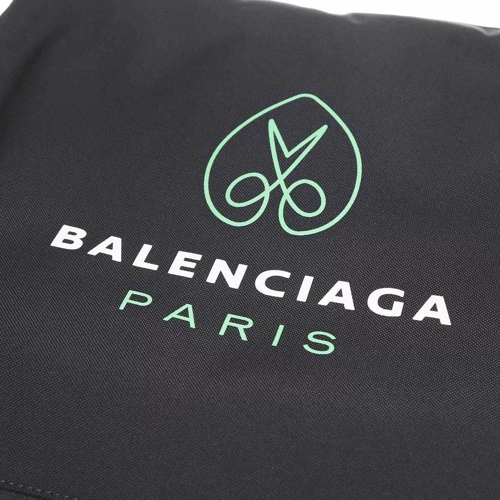 Balenciaga Black Recycled Nylon Messenger Tote Balenciaga Black Recycled Nylon Messenger Tote | Image 9