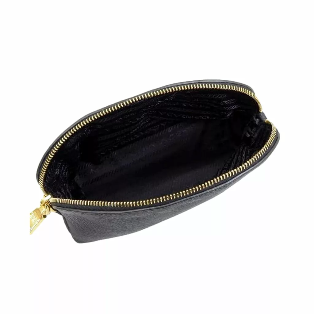 Prada Contenitore Nero Vitello Daino Vanity Cosmetic Case Prada Contenitore Nero Vitello Daino Vanity Cosmetic Case | Image 7
