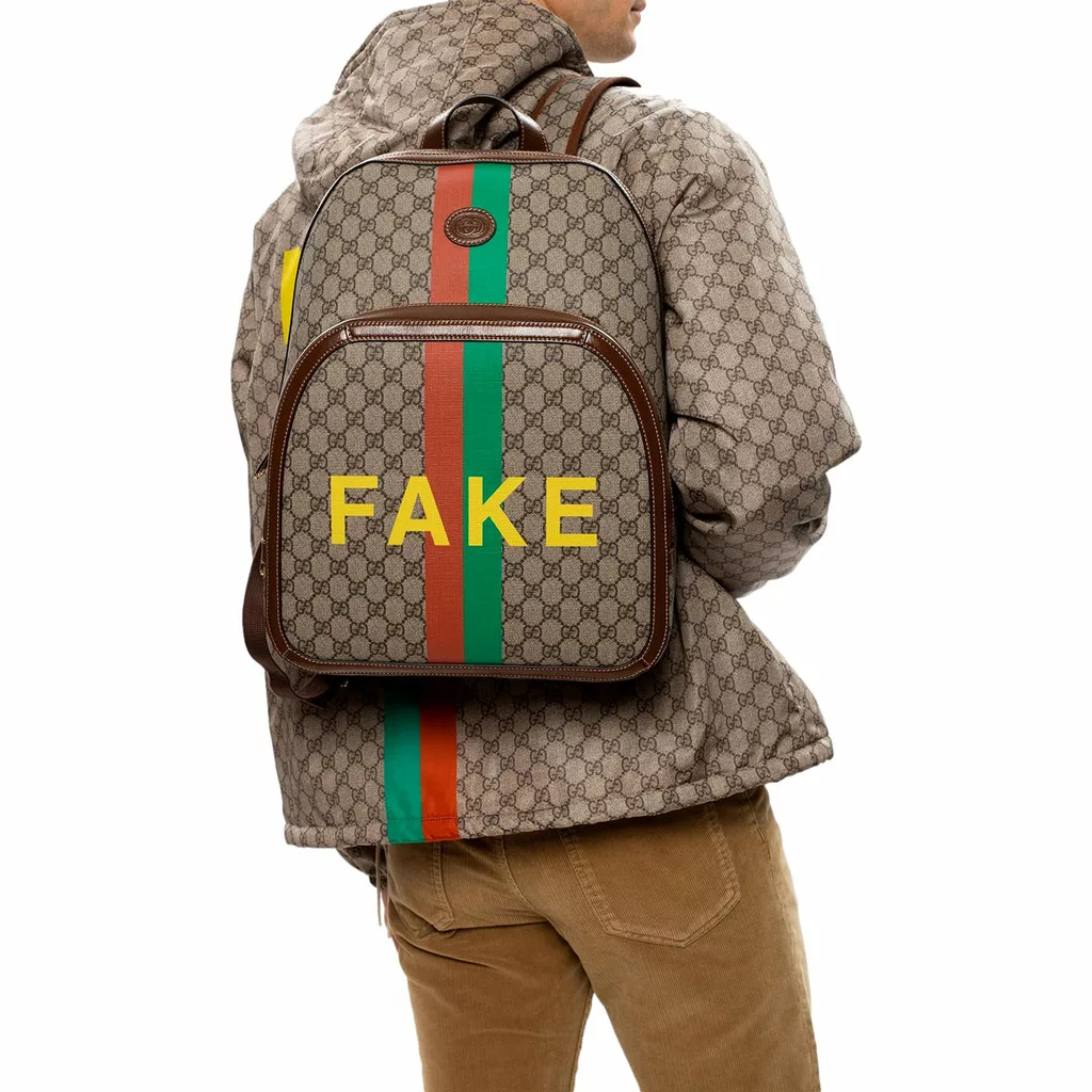 Gucci GG Supreme Print Backpack Gucci GG Supreme Print Backpack | Image 3
