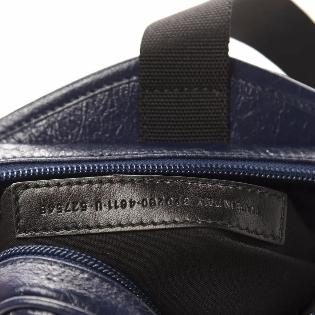 Balenciaga Arena Blue Lambskin Leather Backpack Bag Balenciaga Arena Blue Lambskin Leather Backpack Bag | Image 8