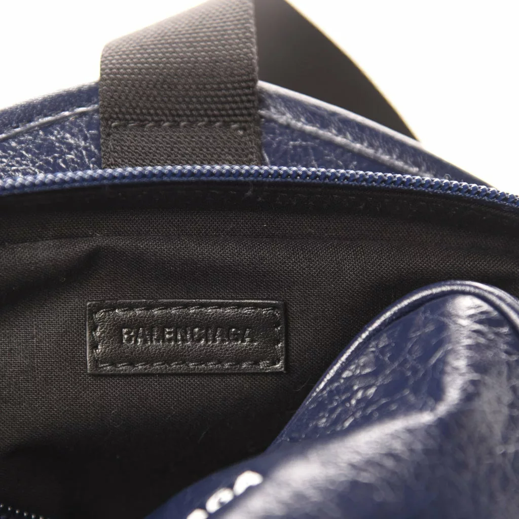 Balenciaga Arena Blue Lambskin Leather Backpack Bag Balenciaga Arena Blue Lambskin Leather Backpack Bag | Image 9