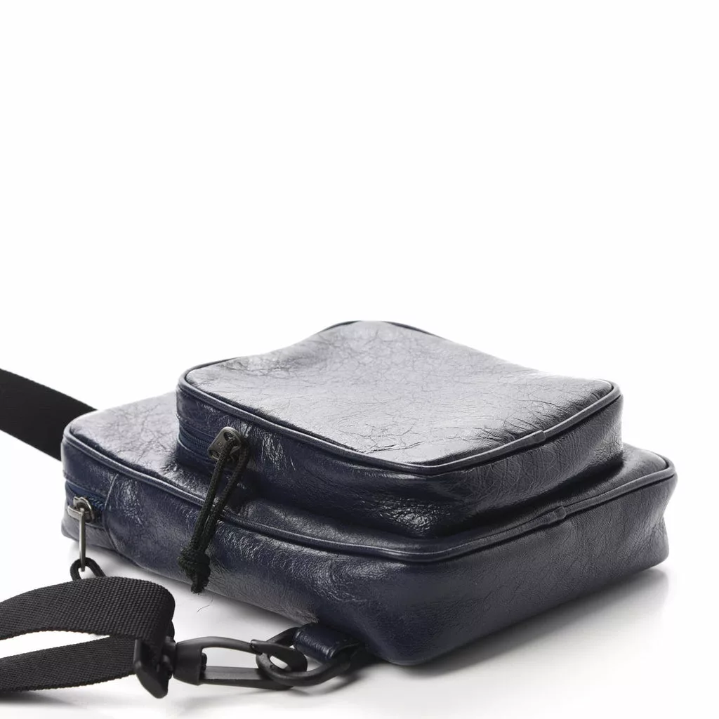 Balenciaga Arena Blue Lambskin Leather Backpack Bag Balenciaga Arena Blue Lambskin Leather Backpack Bag | Image 5