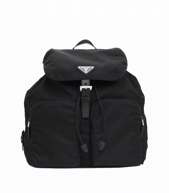 Prada Zainetto Unisex Black Tessuto Nylon Backpack Rucksack | Image 1