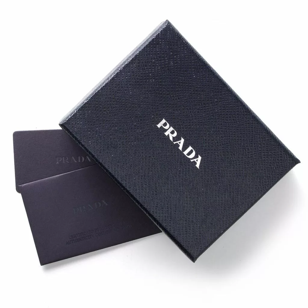 Prada Black Saffiano Leather Envelope Luggage Tag Keychain Prada Black Saffiano Leather Envelope Luggage Tag Keychain | Image 8