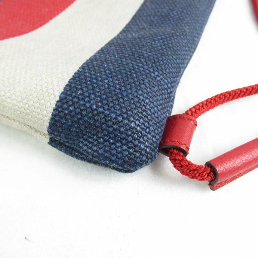 Gucci Zaino Multicolor Canvas Striped Drawstring Tote Backpack Gucci Zaino Multicolor Canvas Striped Drawstring Tote Backpack | Image 8
