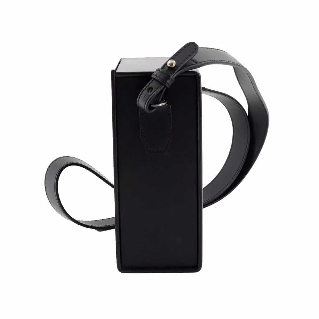 Fendi Roma Vertical Box Black Leather Shoulder Bag Fendi Roma Vertical Box Black Leather Shoulder Bag | Image 4