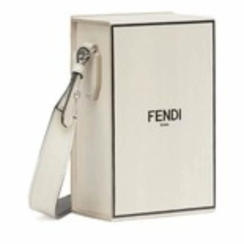 Fendi Roma Vertical Box Grey Leather Shoulder Bag Fendi Roma Vertical Box Grey Leather Shoulder Bag | Image 3
