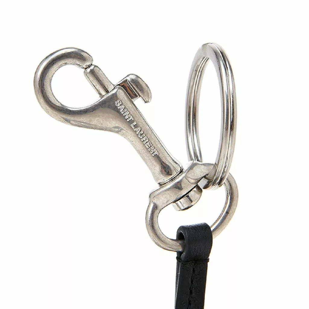 Saint Laurent Silver/Black Unisex Zip Backpack Key Chain Black Stars Saint Laurent Silver/Black Unisex Zip Backpack Key Chain Black Stars | Image 12