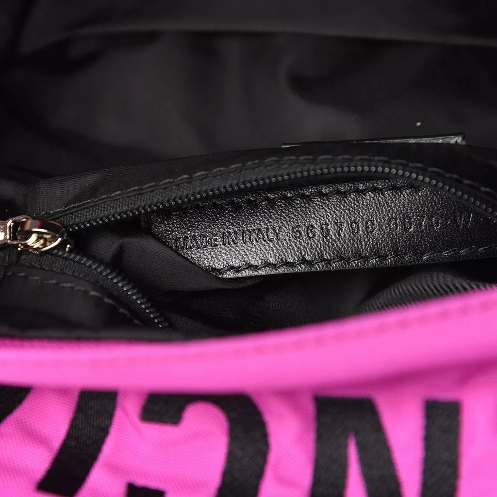 Balenciaga Logo Wheel Sport Nylon Pink Backpack Balenciaga Logo Wheel Sport Nylon Pink Backpack | Image 9