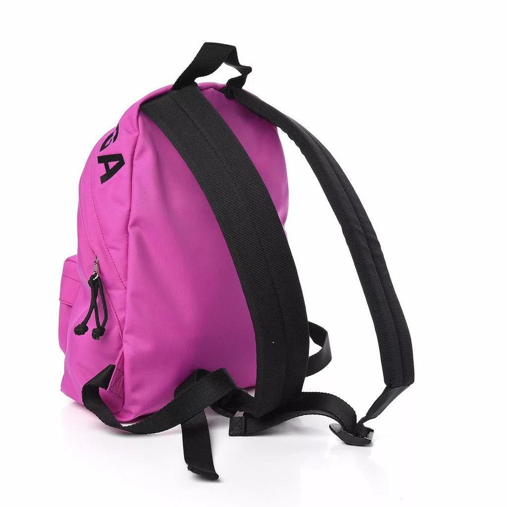 Balenciaga Logo Wheel Sport Nylon Pink Backpack Balenciaga Logo Wheel Sport Nylon Pink Backpack | Image 4