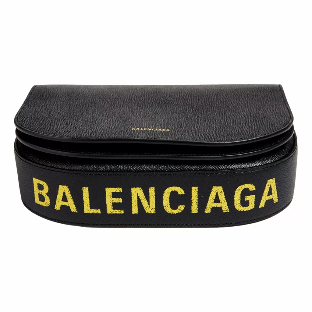 Balenciaga Ville Day Navy Grained Leather Shoulder Bag Balenciaga Ville Day Navy Grained Leather Shoulder Bag | Image 4