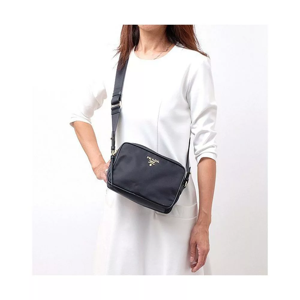 Prada Tessuto Nylon Black Camera Bag Crossbody Prada Tessuto Nylon Black Camera Bag Crossbody | Image 10