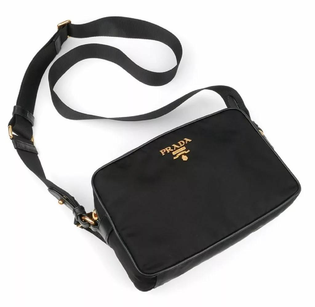 Prada Tessuto Nylon Black Camera Bag Crossbody Prada Tessuto Nylon Black Camera Bag Crossbody | Image 4