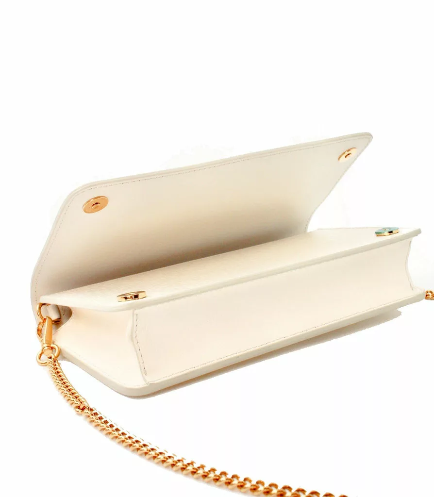 Prada Miniborse White Vitello Move Leather Crossbody Prada Miniborse White Vitello Move Leather Crossbody | Image 4