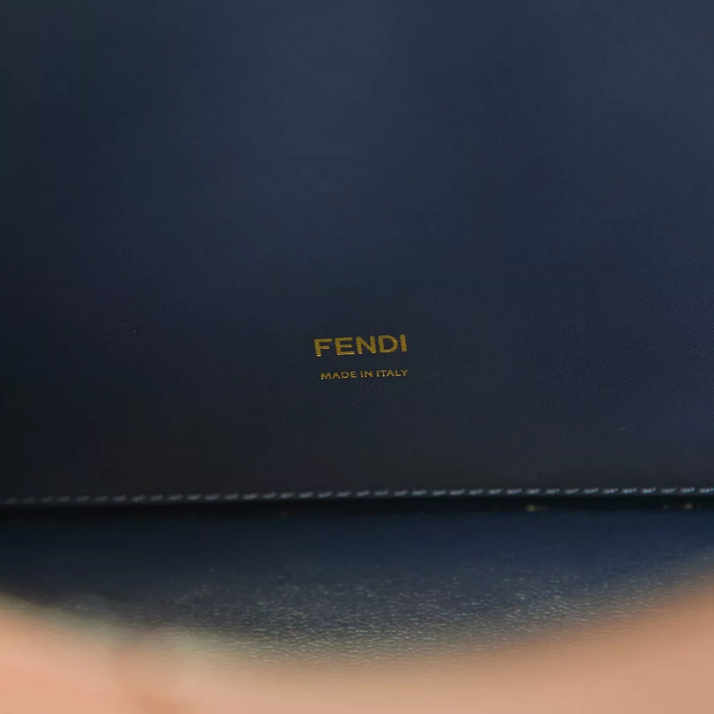 Fendi Kan U Rust Brown Calfskin Leather Large Shoulder Bag Fendi Kan U Rust Brown Calfskin Leather Large Shoulder Bag | Image 9
