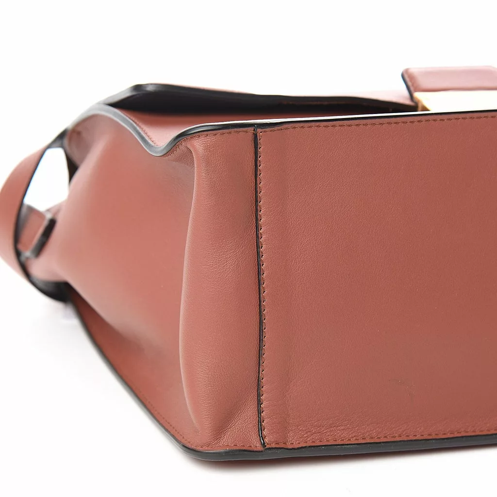 Fendi Kan U Rust Brown Calfskin Leather Large Shoulder Bag Fendi Kan U Rust Brown Calfskin Leather Large Shoulder Bag | Image 5