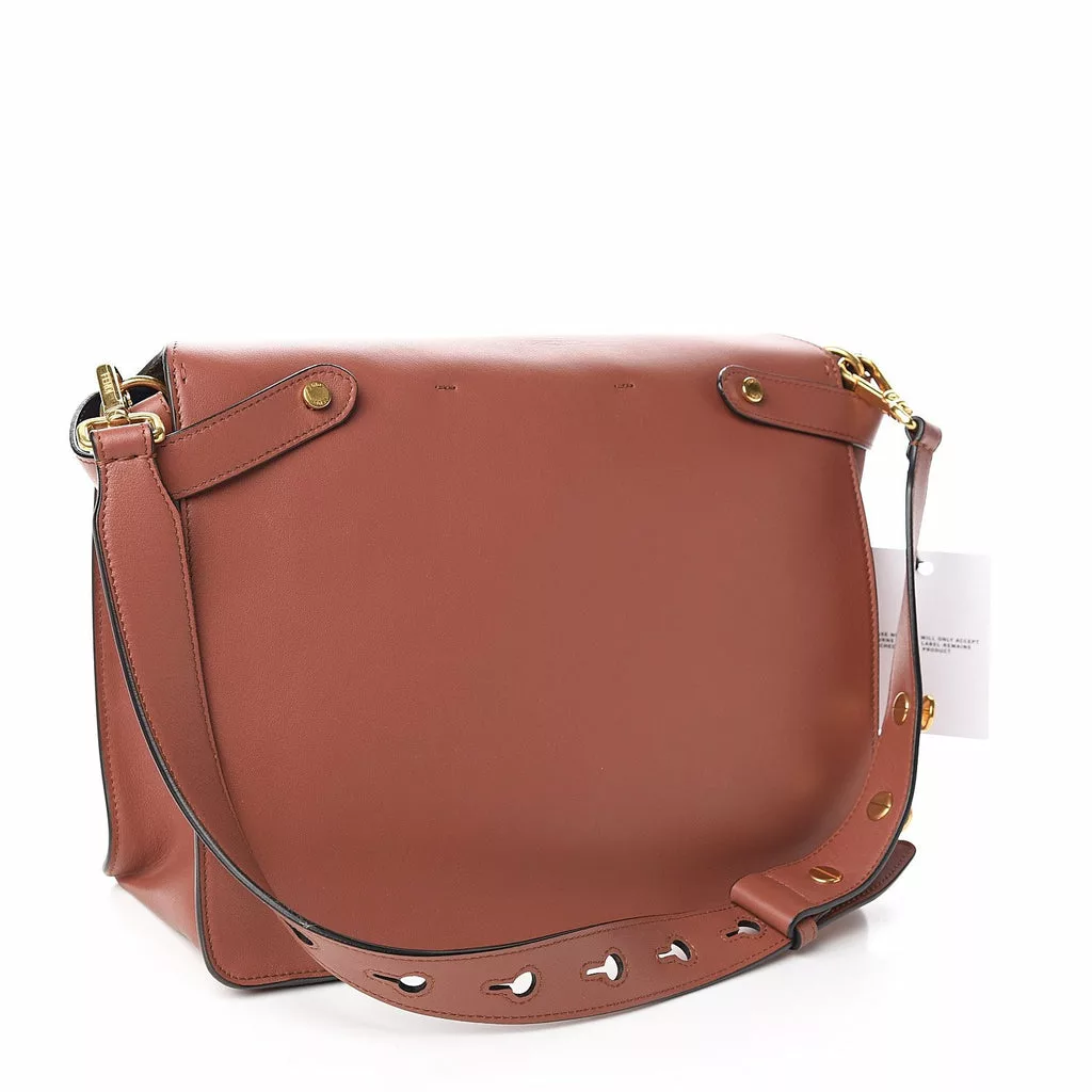 Fendi Kan U Rust Brown Calfskin Leather Large Shoulder Bag Fendi Kan U Rust Brown Calfskin Leather Large Shoulder Bag | Image 3