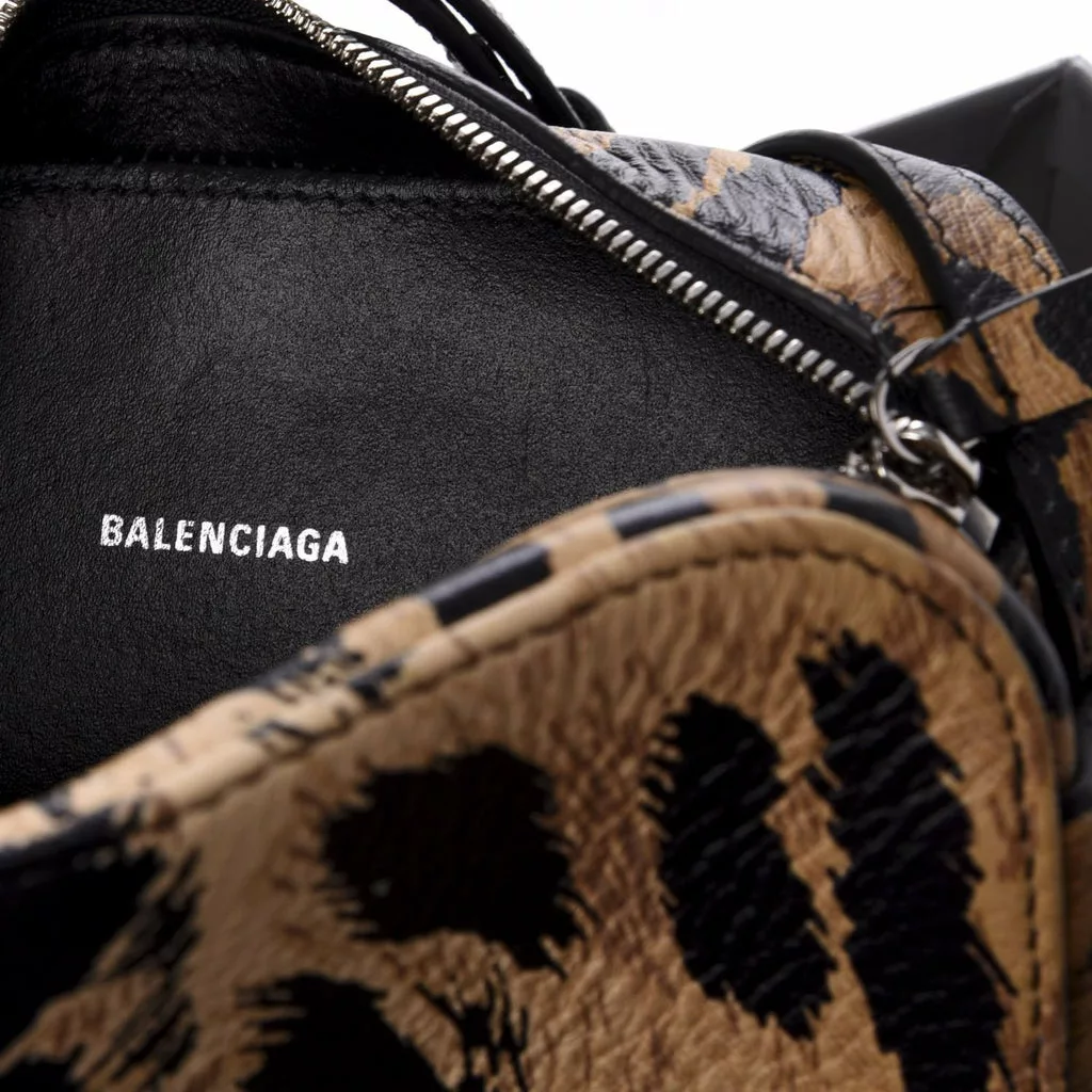 Balenciaga Calfskin Logo Printed Leopard XS Everyday Camera Bag Balenciaga Calfskin Logo Printed Leopard XS Everyday Camera Bag | Image 6