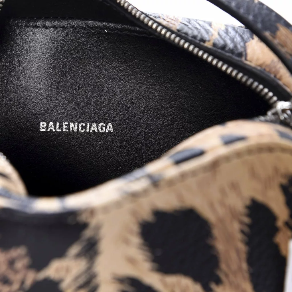 Balenciaga Calfskin Logo Printed Leopard XS Everyday Camera Bag Balenciaga Calfskin Logo Printed Leopard XS Everyday Camera Bag | Image 5