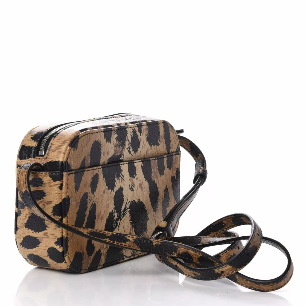 Balenciaga Calfskin Logo Printed Leopard XS Everyday Camera Bag Balenciaga Calfskin Logo Printed Leopard XS Everyday Camera Bag | Image 3