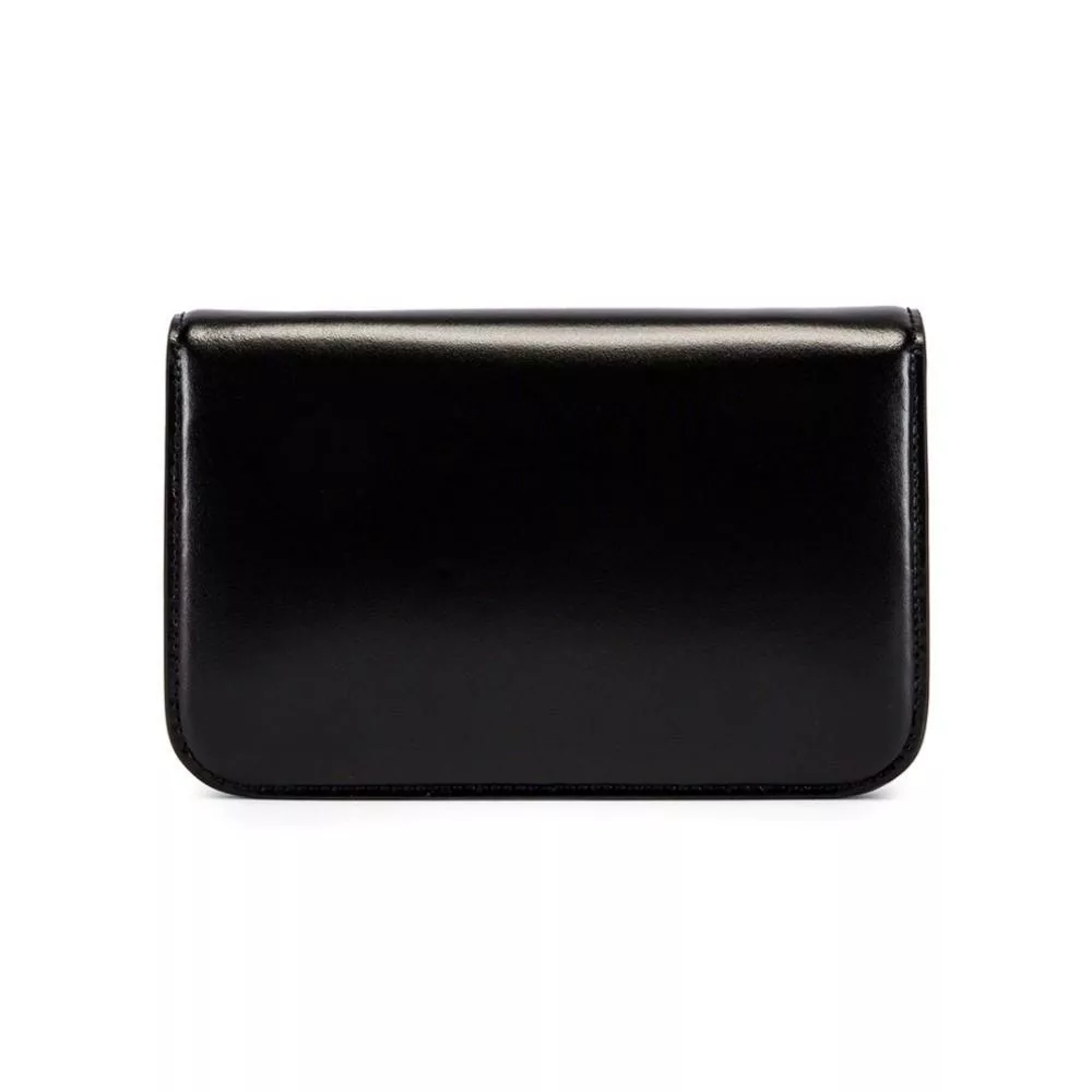 Balenciaga Black Shiny Calfskin Leather Chain Wallet Shoulder Bag Balenciaga Black Shiny Calfskin Leather Chain Wallet Shoulder Bag | Image 4
