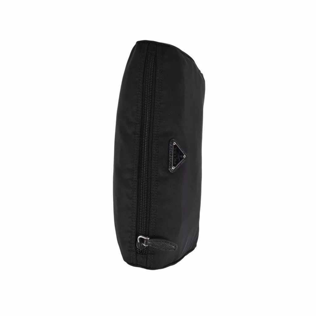 Prada Necessaire Black Tessuto Nylon Small Toiletry Case Prada Necessaire Black Tessuto Nylon Small Toiletry Case | Image 5