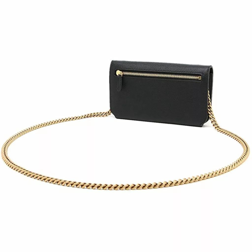 Balenciaga BB Grained Calfskin Black Wallet On Chain Cross Body Balenciaga BB Grained Calfskin Black Wallet On Chain Cross Body | Image 19