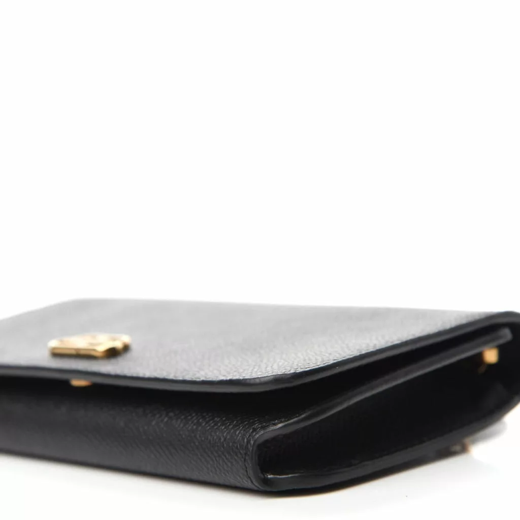 Balenciaga BB Grained Calfskin Black Wallet On Chain Cross Body Balenciaga BB Grained Calfskin Black Wallet On Chain Cross Body | Image 16