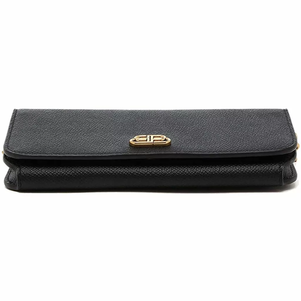 Balenciaga BB Grained Calfskin Black Wallet On Chain Cross Body Balenciaga BB Grained Calfskin Black Wallet On Chain Cross Body | Image 9