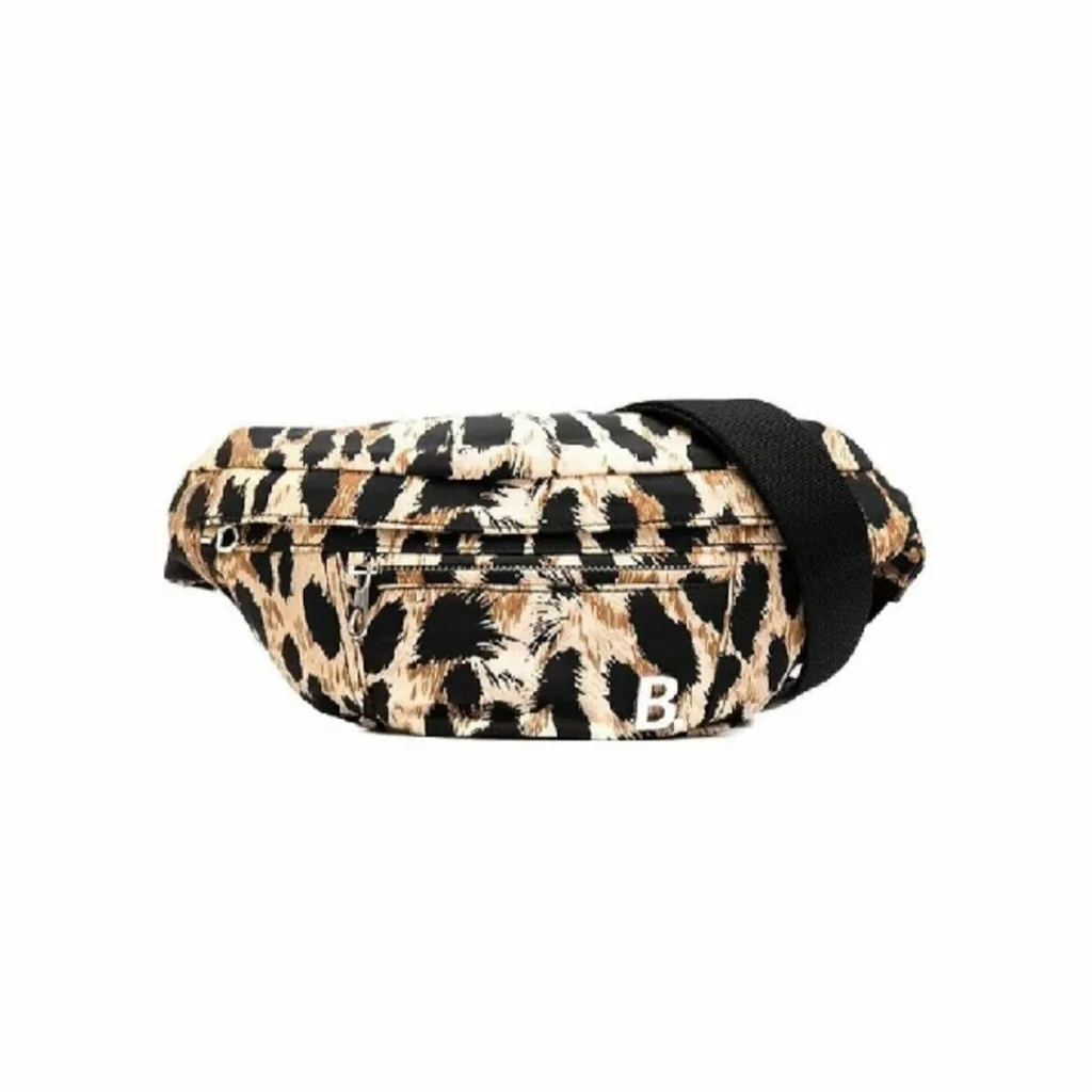 Balenciaga Nylon Leopard Print Belt Bag Balenciaga Nylon Leopard Print Belt Bag | Image 8