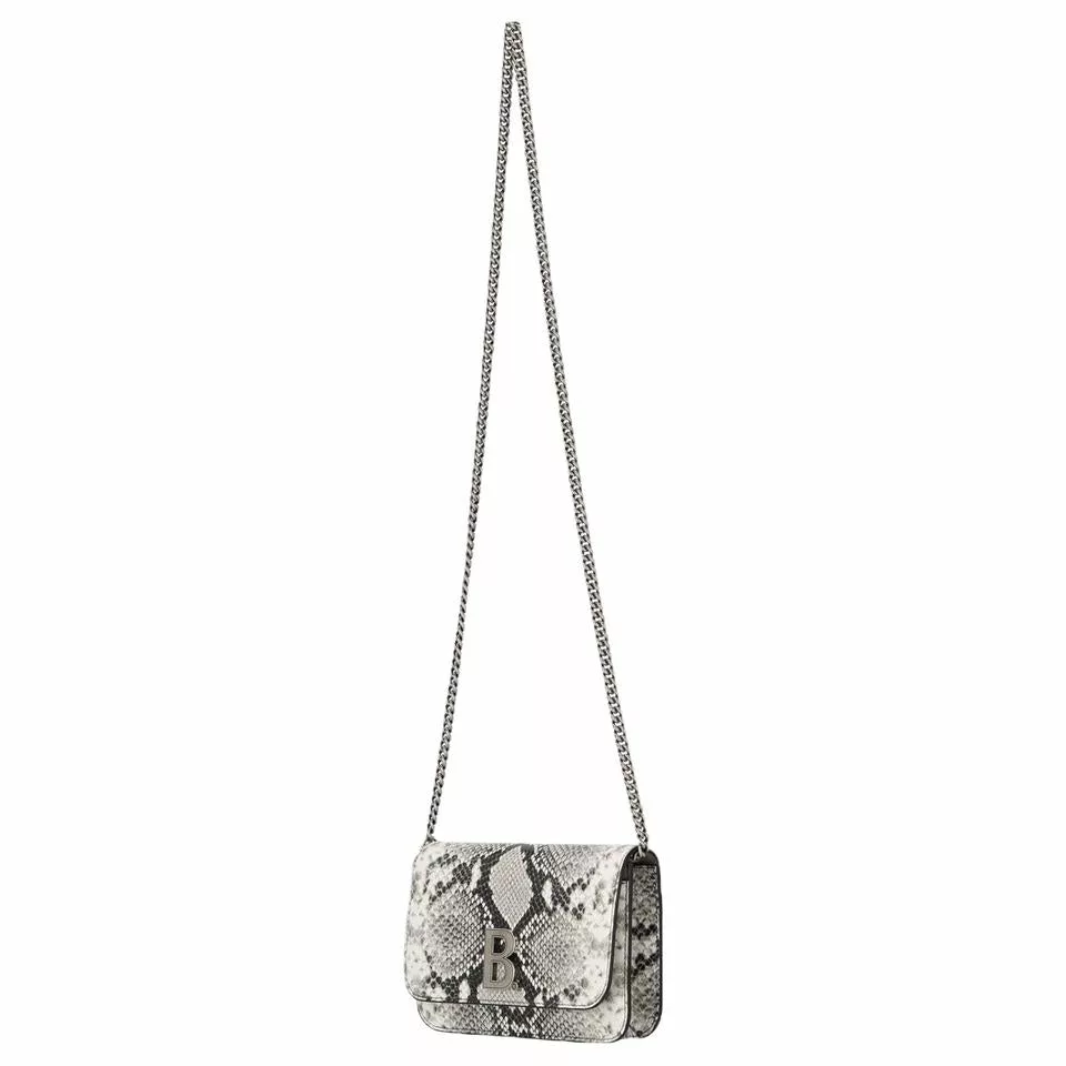 Balenciaga B Python Print Calfskin Leather Wallet on Chain Bag Balenciaga B Python Print Calfskin Leather Wallet on Chain Bag | Image 7