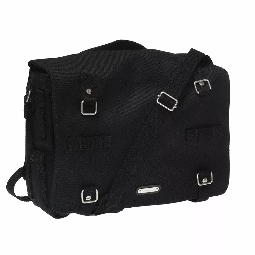 Saint Laurent Sac Army Black Canvas Messenger Bag Saint Laurent Sac Army Black Canvas Messenger Bag | Image 6