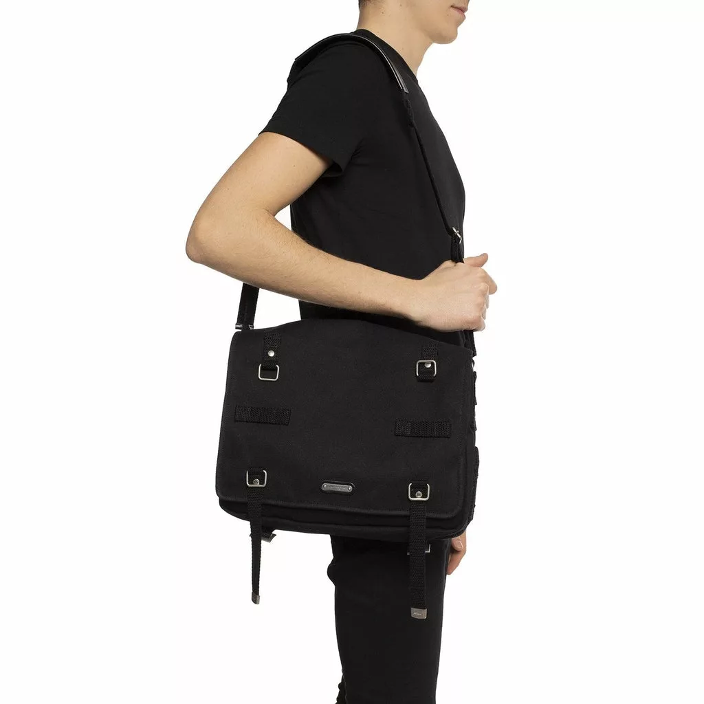 Saint Laurent Sac Army Black Canvas Messenger Bag Saint Laurent Sac Army Black Canvas Messenger Bag | Image 3