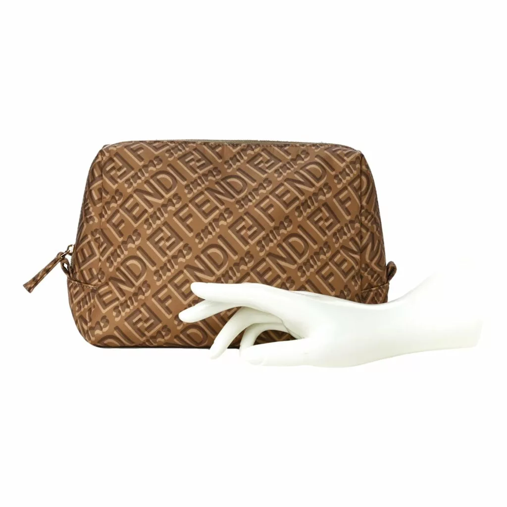 Fendi x Skims Nylon Sand Beauty Pouch Fendi x Skims Nylon Sand Beauty Pouch | Image 3