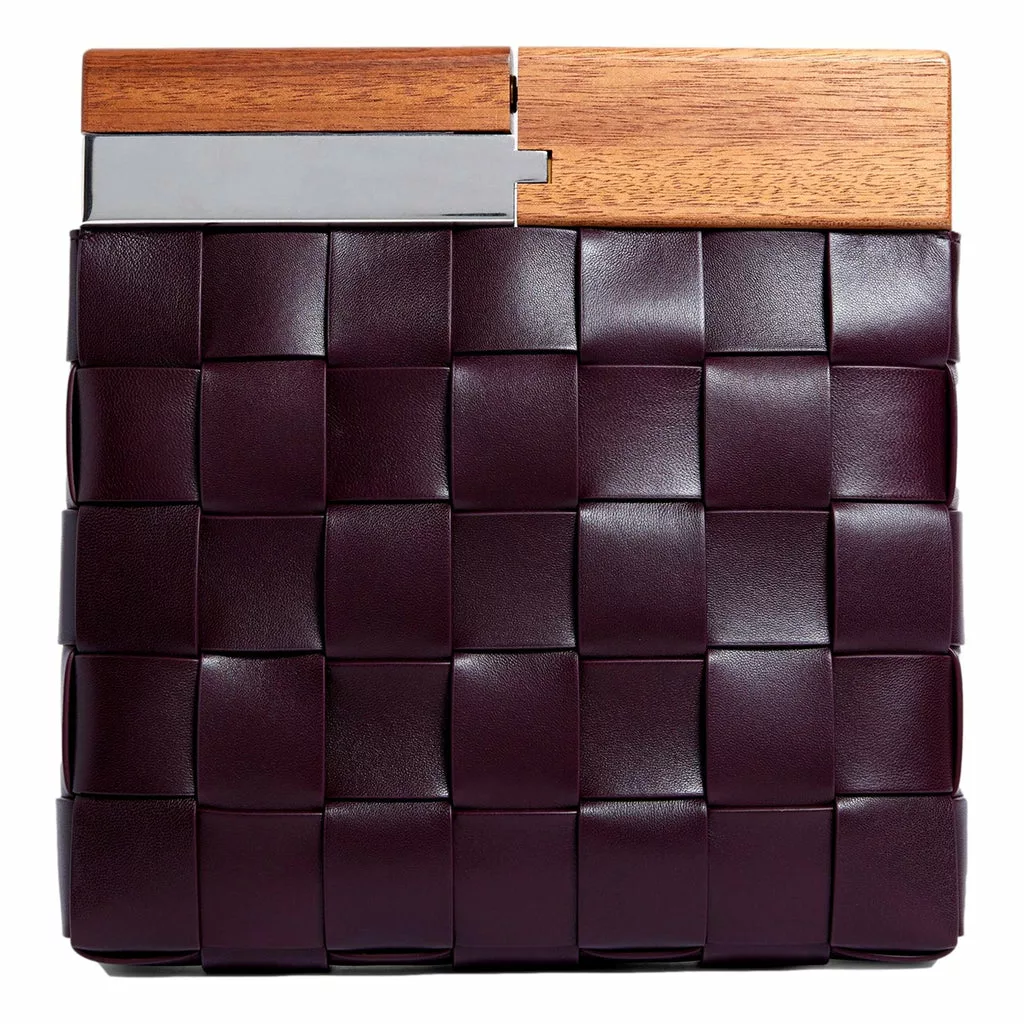 Bottega Veneta 'BV SNAP' Burgundy Mogano Grape Bottega Veneta 'BV SNAP' Burgundy Mogano Grape | Image 8