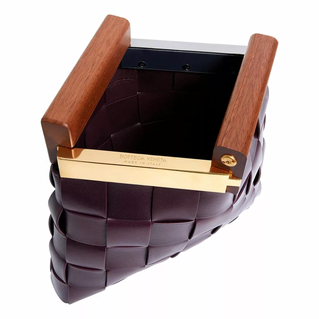 Bottega Veneta 'BV SNAP' Burgundy Mogano Grape Bottega Veneta 'BV SNAP' Burgundy Mogano Grape | Image 9