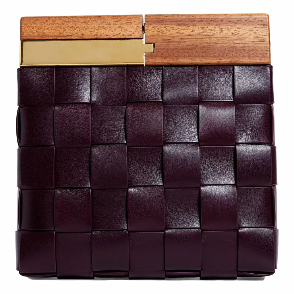 Bottega Veneta 'BV SNAP' Burgundy Mogano Grape Bottega Veneta 'BV SNAP' Burgundy Mogano Grape | Image 5
