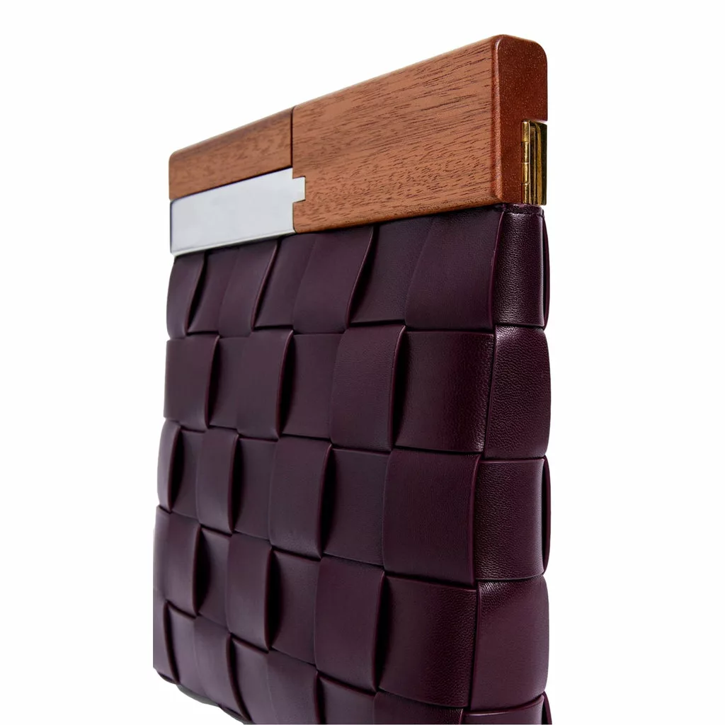Bottega Veneta 'BV SNAP' Burgundy Mogano Grape Bottega Veneta 'BV SNAP' Burgundy Mogano Grape | Image 3