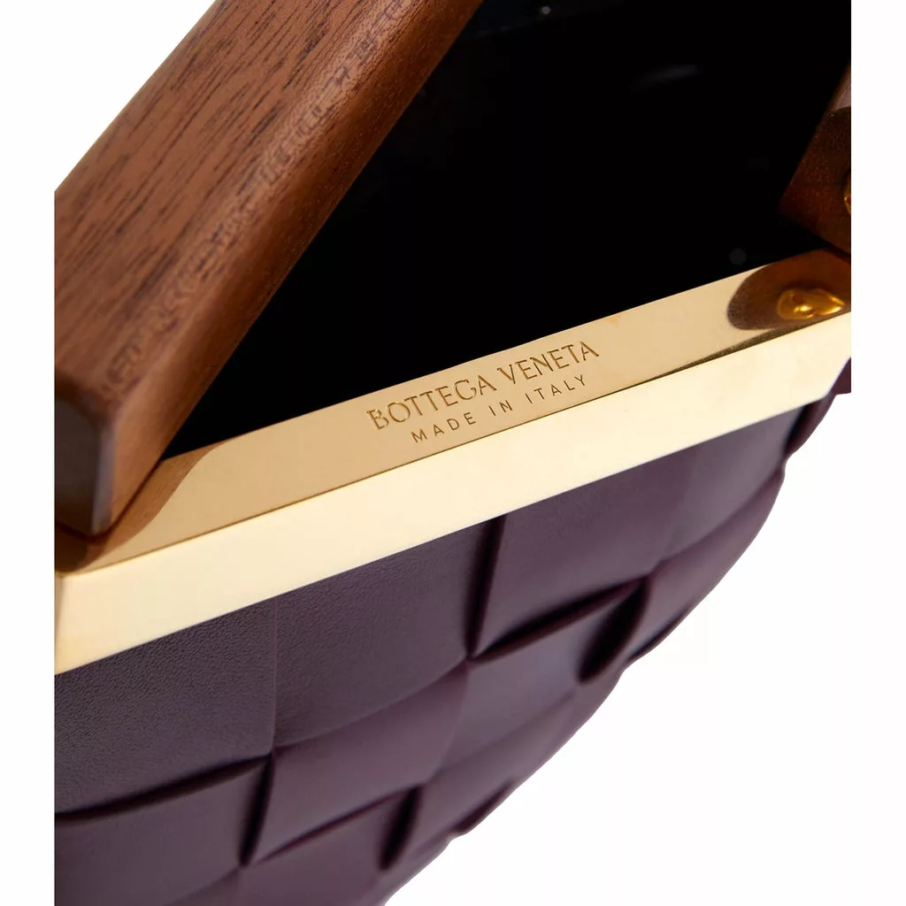 Bottega Veneta 'BV SNAP' Burgundy Mogano Grape Bottega Veneta 'BV SNAP' Burgundy Mogano Grape | Image 4