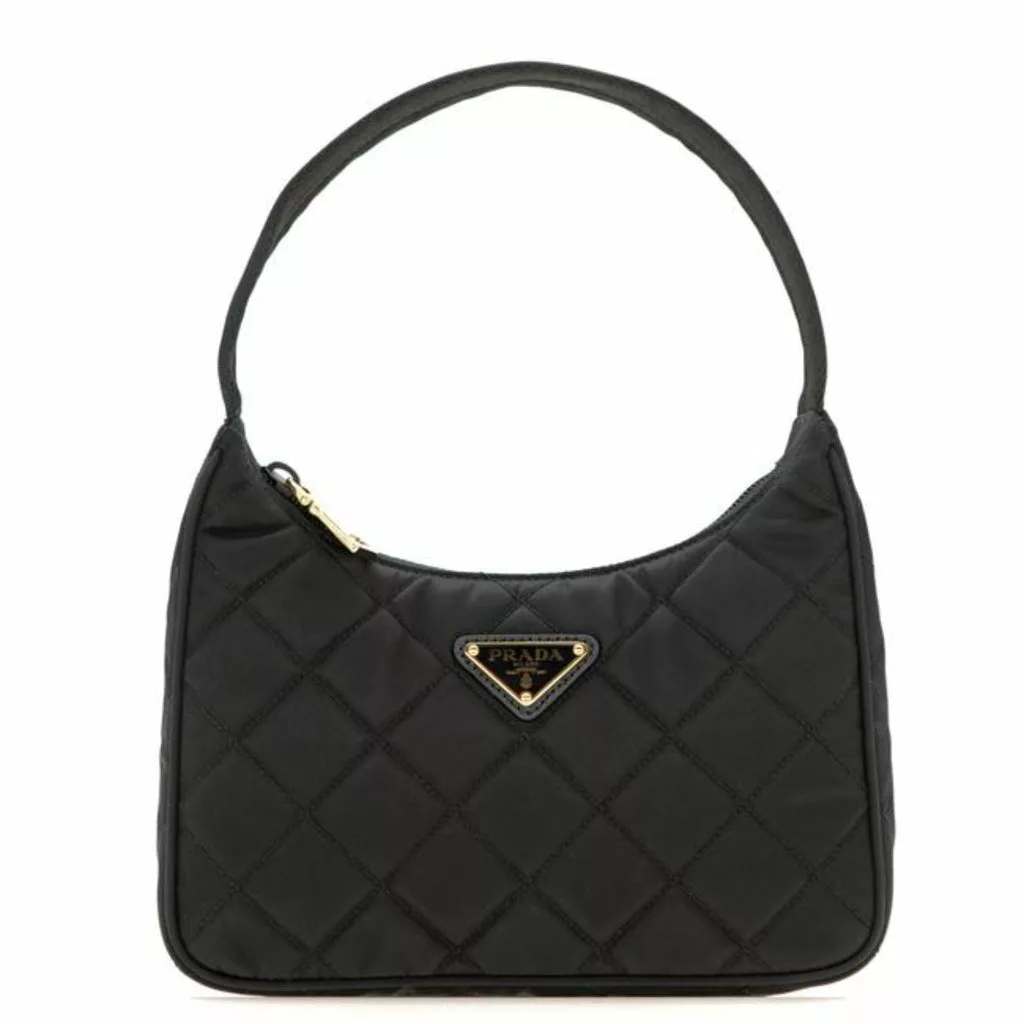Prada Re-Editon Hobo Mini Quilted Black Nylon Shoulder Prada Re-Editon Hobo Mini Quilted Black Nylon Shoulder | Image 1