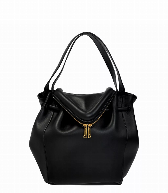 Bottega Veneta Beak Black Calfskin Shoulder | Image 1