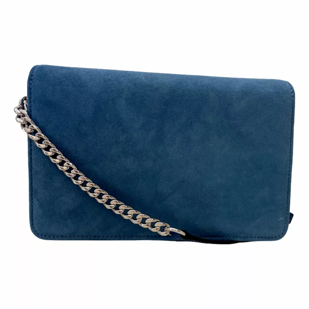 Jimmy Choo Kalina Parrot Blue Suede Chain Jimmy Choo Kalina Parrot Blue Suede Chain | Image 6