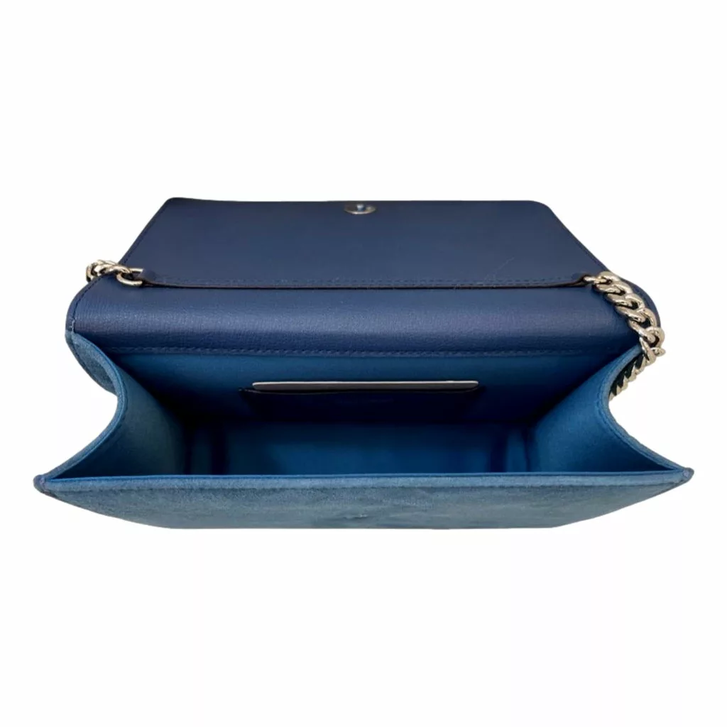 Jimmy Choo Kalina Parrot Blue Suede Chain Jimmy Choo Kalina Parrot Blue Suede Chain | Image 4