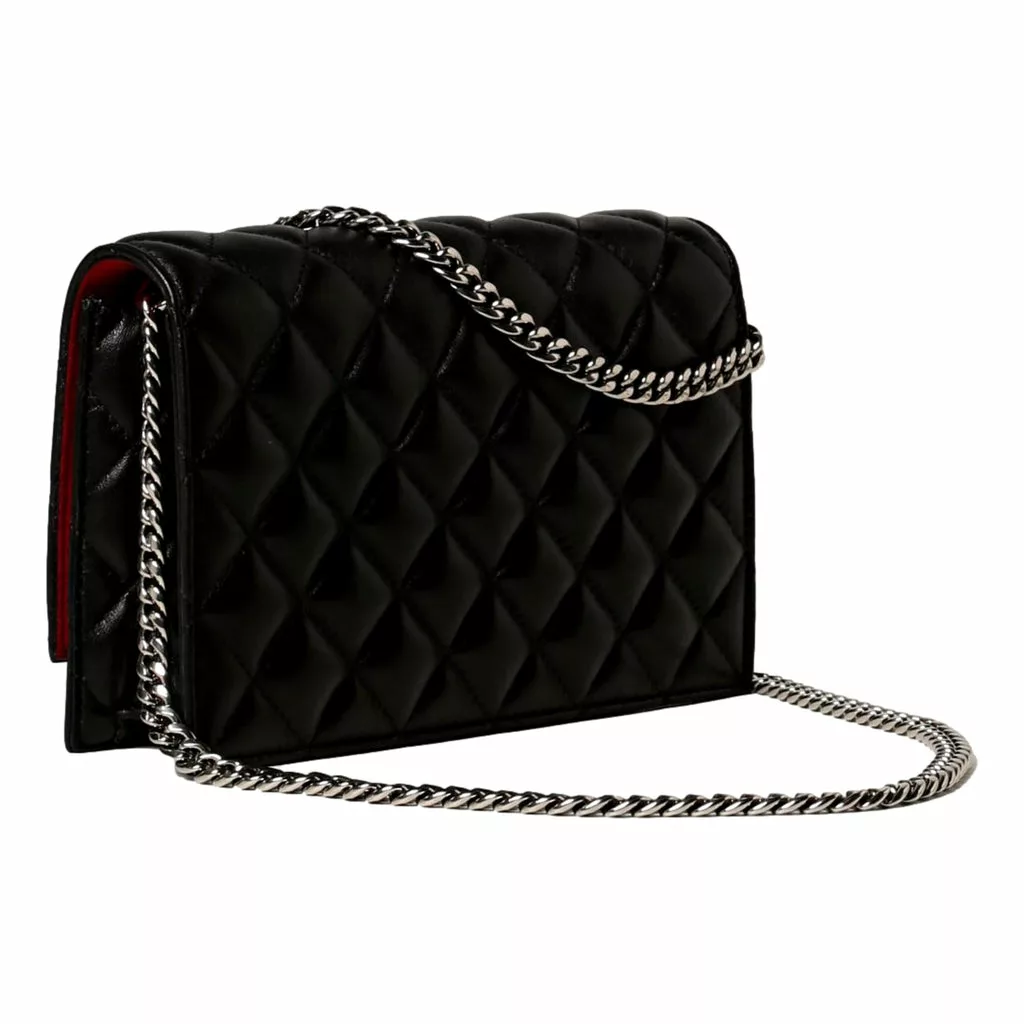 Alexander McQueen Small Black Quilted Leather Skull Shoulder Bag Alexander McQueen Small Black Quilted Leather Skull Shoulder Bag | Image 6