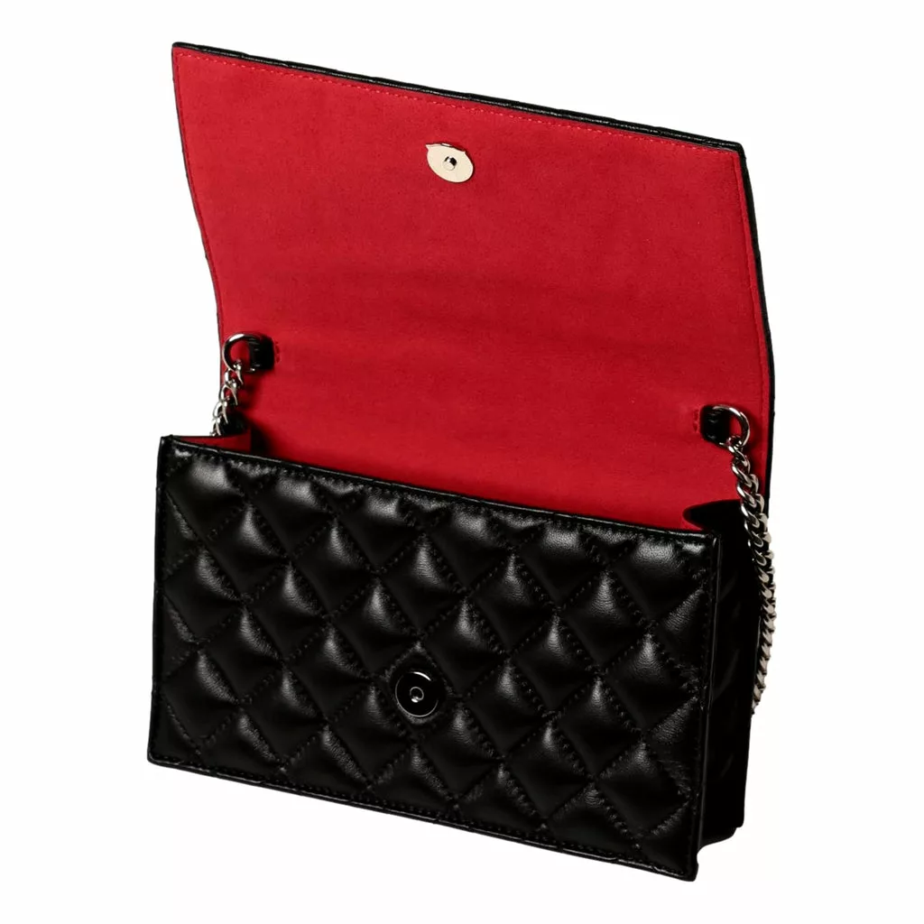 Alexander McQueen Small Black Quilted Leather Skull Shoulder Bag Alexander McQueen Small Black Quilted Leather Skull Shoulder Bag | Image 5