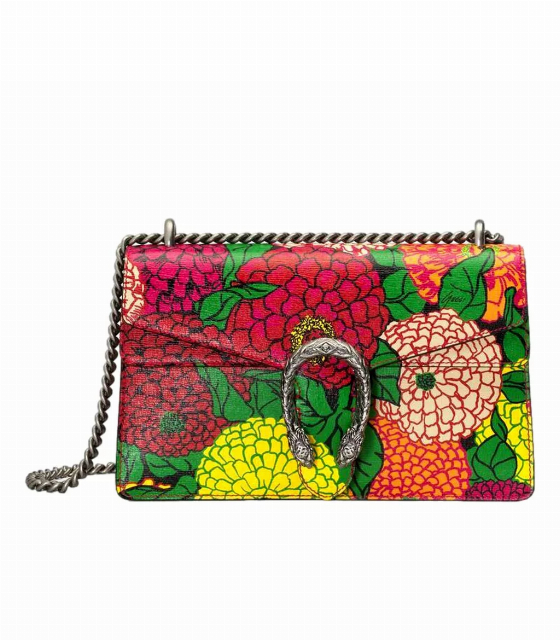 Gucci x Ken Scott Dionysus Floral Print Leather Shoulder Bag | Image 1