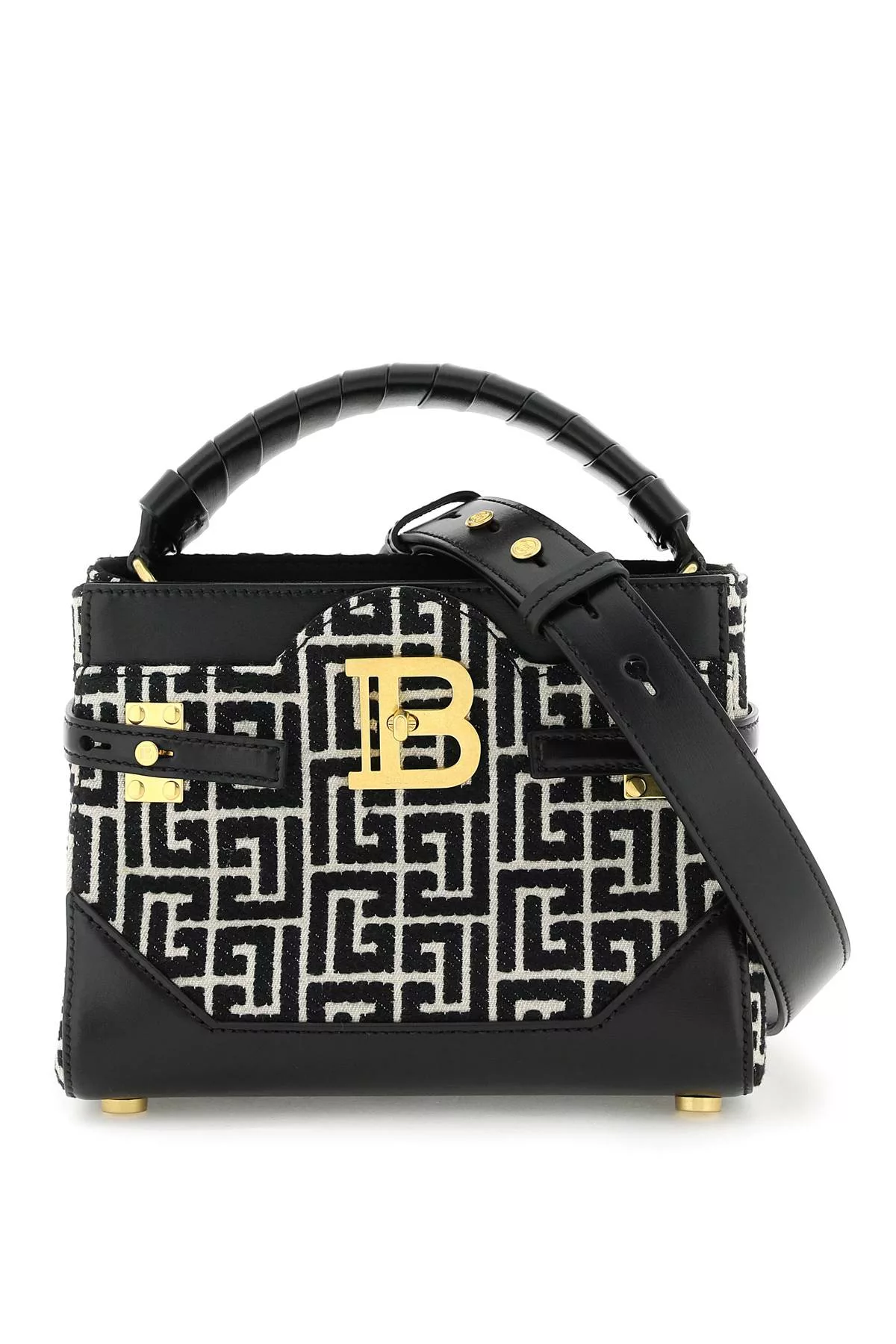 Balmain ‘b-buzz’ monogram handbag Balmain ‘b-buzz’ monogram handbag | Image 1