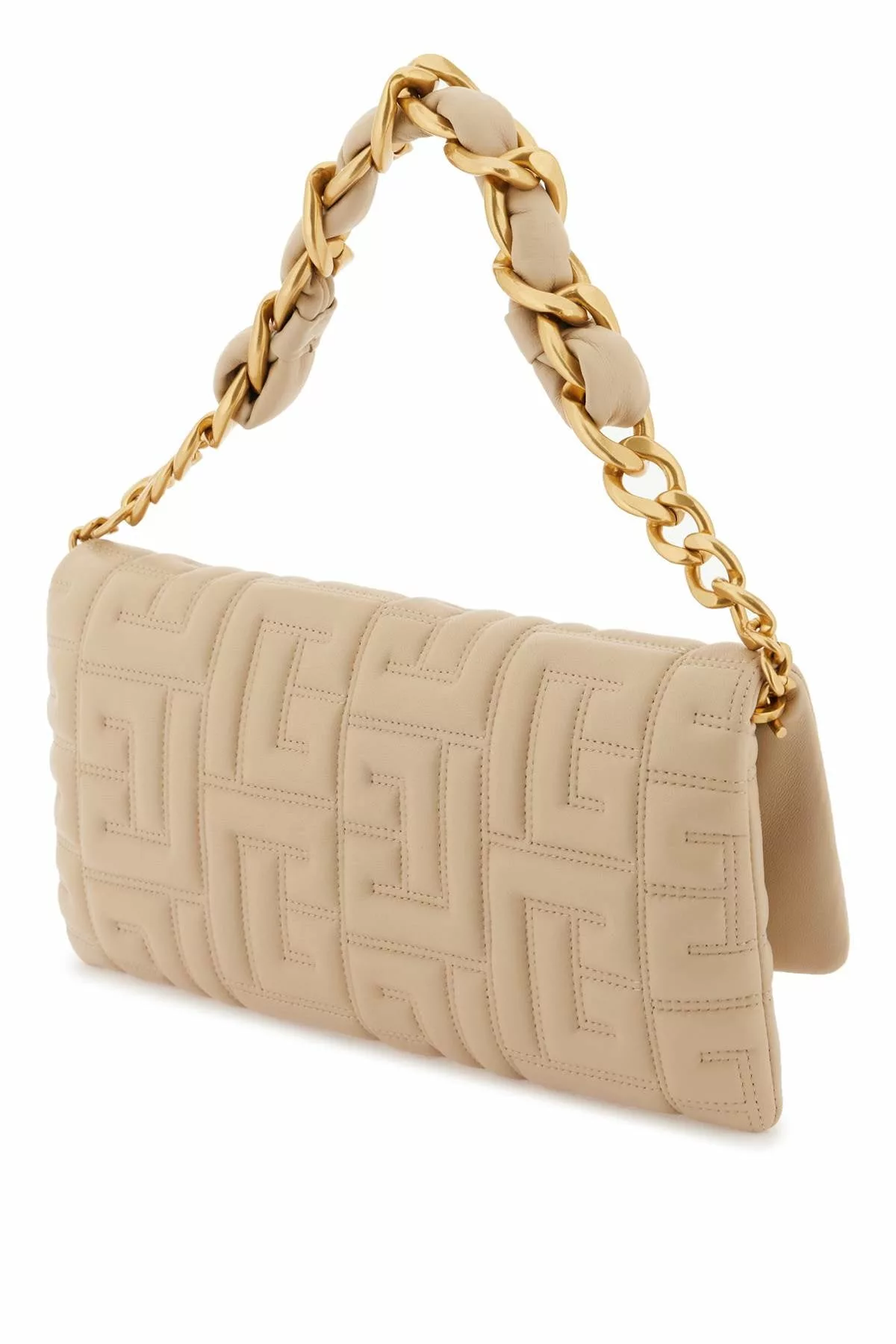 Balmain 1945 clutch in soft quilted leather Balmain 1945 clutch in soft quilted leather | Image 2