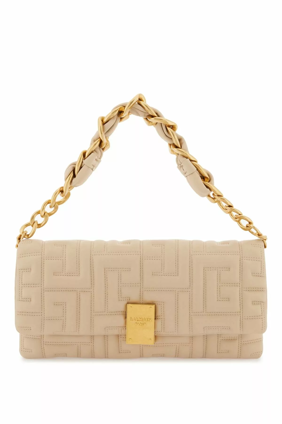 Balmain 1945 clutch in soft quilted leather Balmain 1945 clutch in soft quilted leather | Image 1